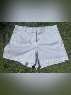 J. Crew White Cotton Shorts